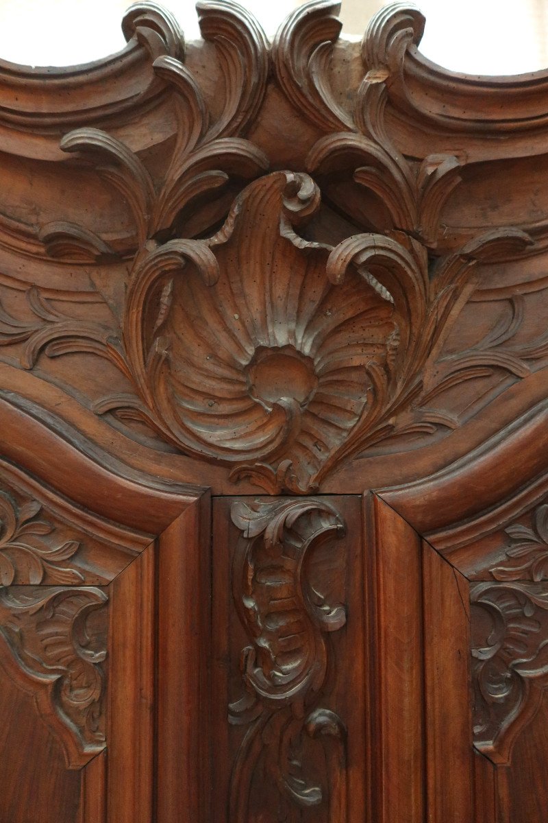 18th Century Lyonnaise Walnut Cabinet-photo-3