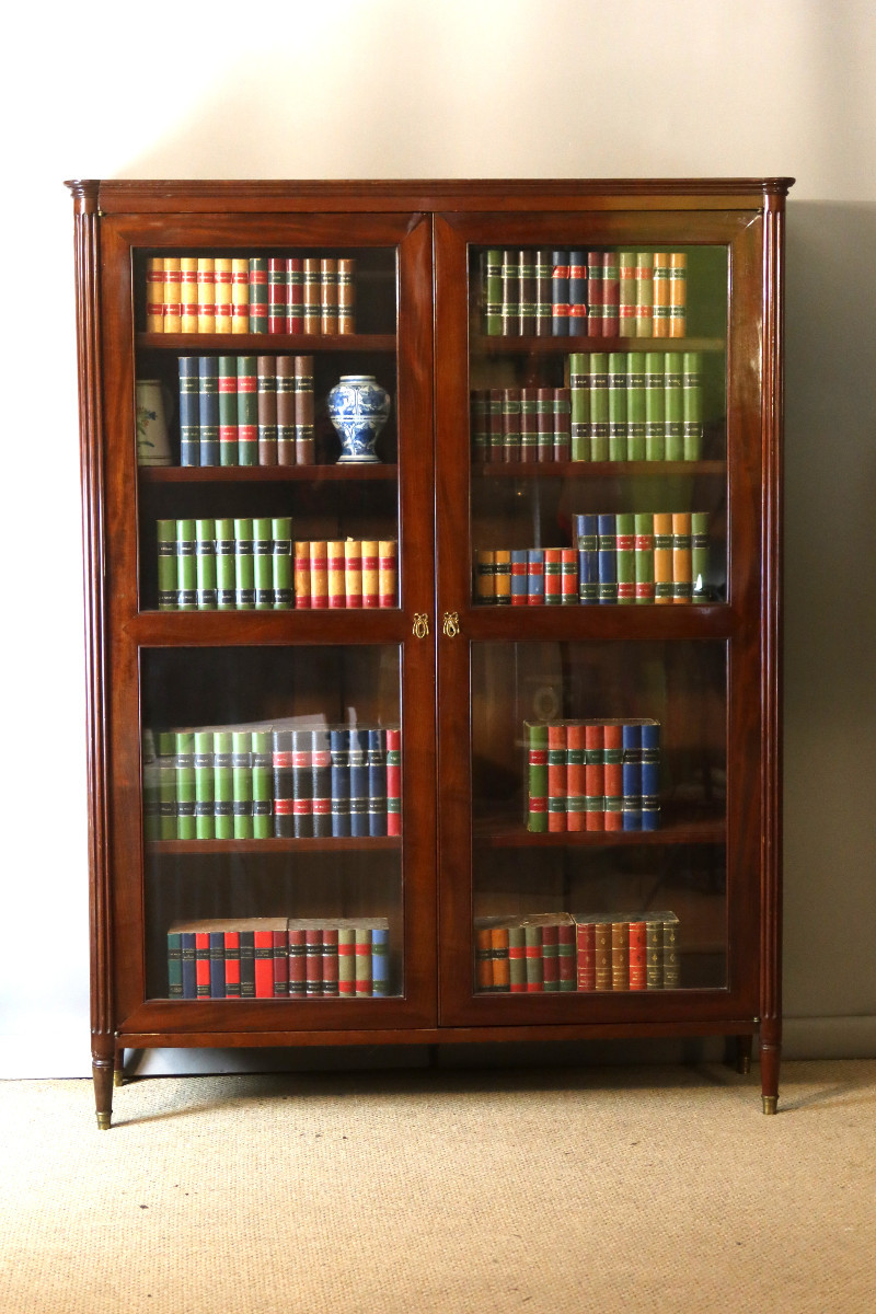 Bibliothèque En Acajou époque fin XVIIIème Siècle 