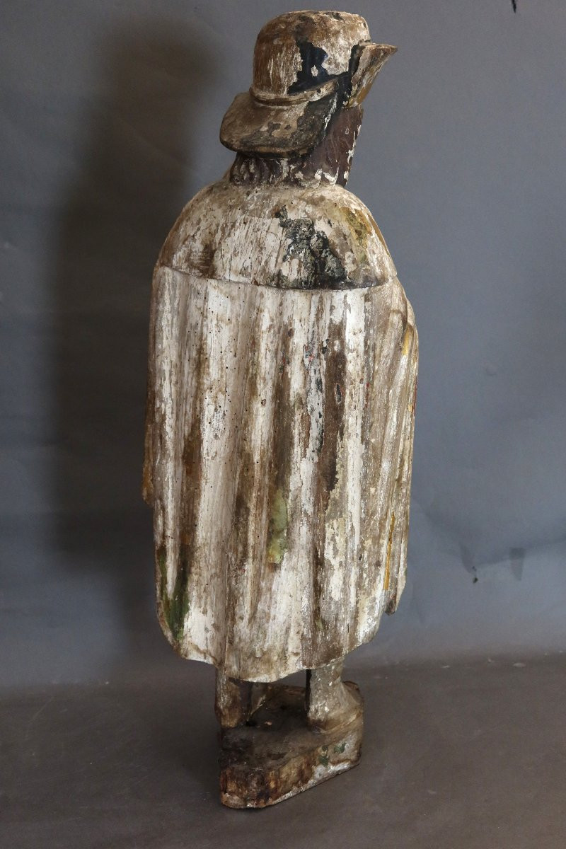 Sculpture Representing Saint Roch, 18th Century-photo-2