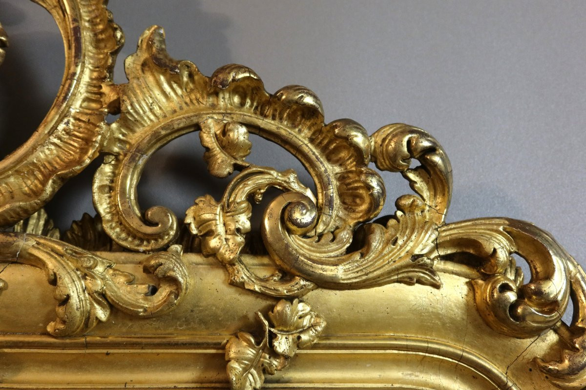 19th Century Golden Mirror-photo-2