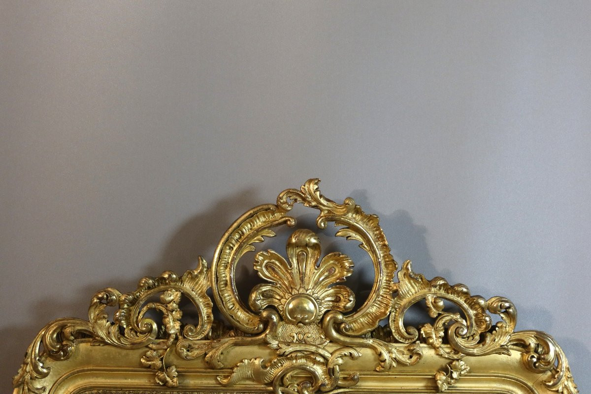19th Century Golden Mirror-photo-4