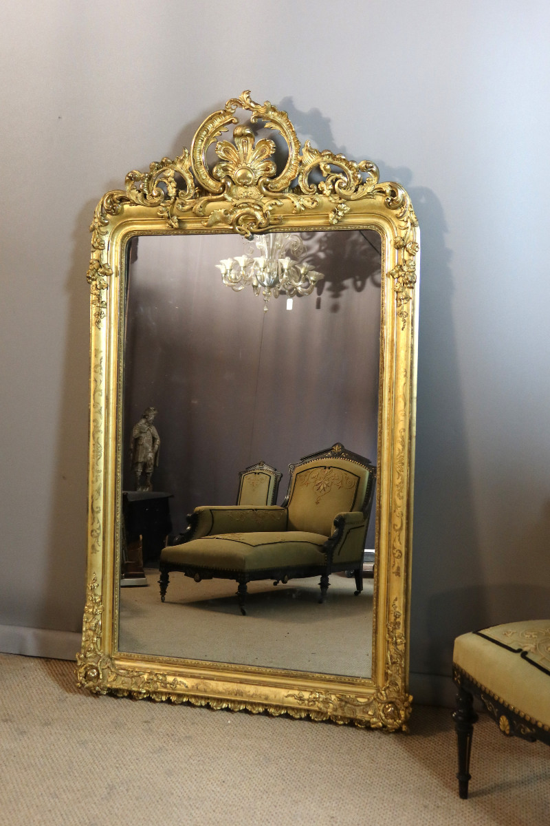 19th Century Golden Mirror