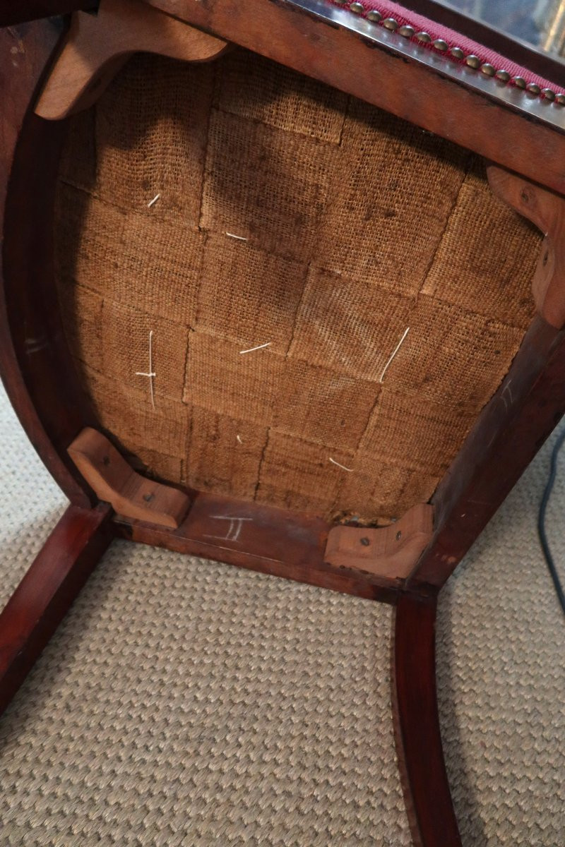 19th Century Empire Mahogany Living Room-photo-8