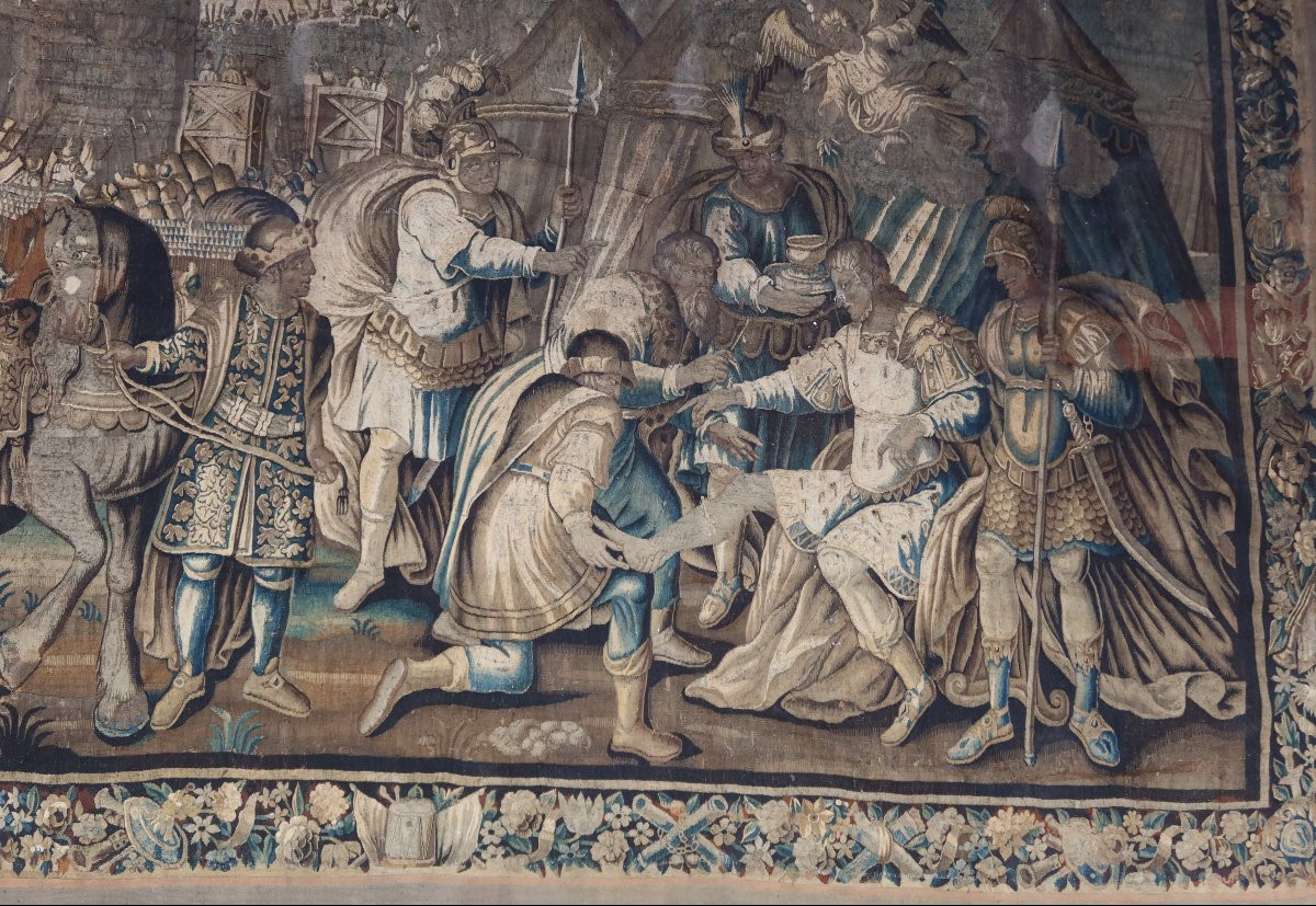 Grande tapisserie d'Aubusson vers 1650-photo-2