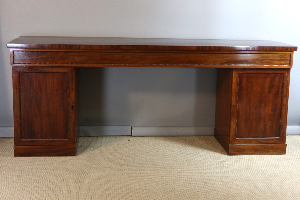 19th Century Mahogany Console Table-photo-6