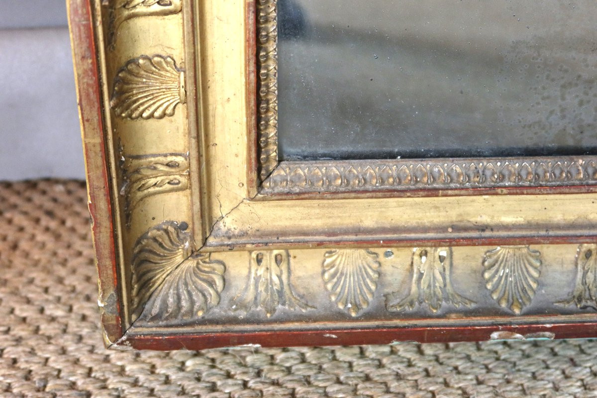 Large Late 18th Century Directoire Mirror-photo-3
