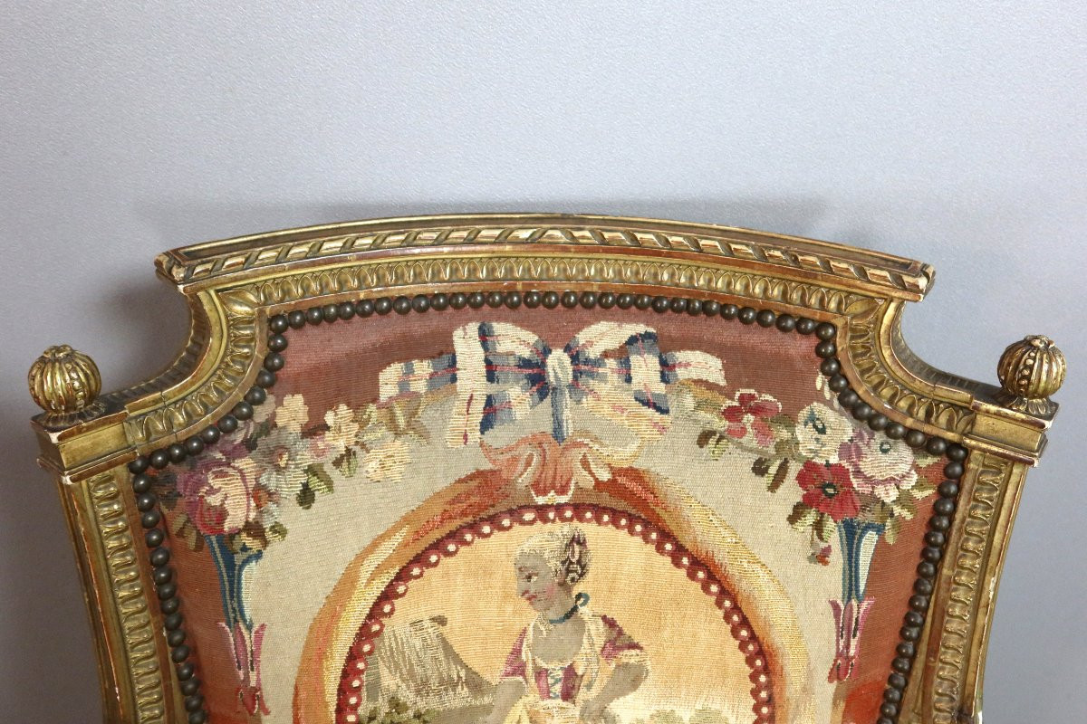 Pair Of Louis XVI Armchairs-photo-1