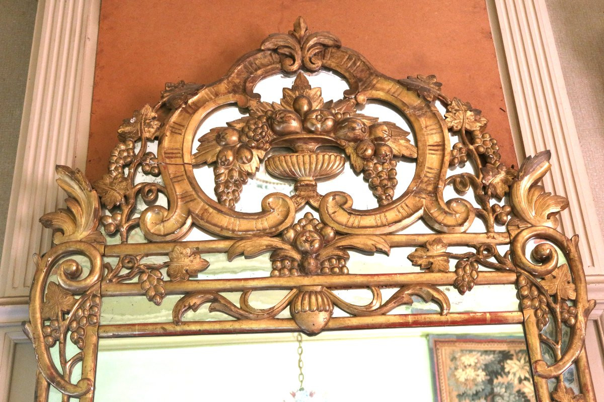 miroir bois doré -photo-4