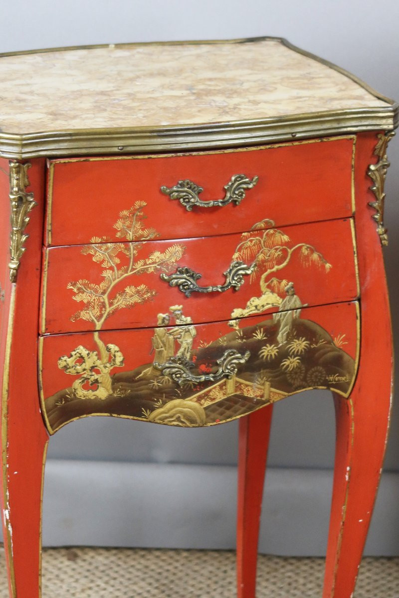 chevets Louis XV laqués -photo-3