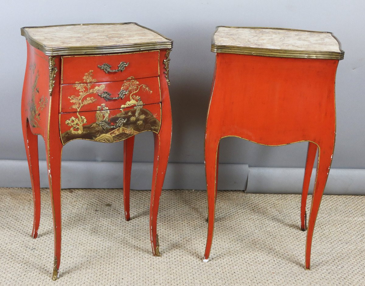 chevets Louis XV laqués -photo-2