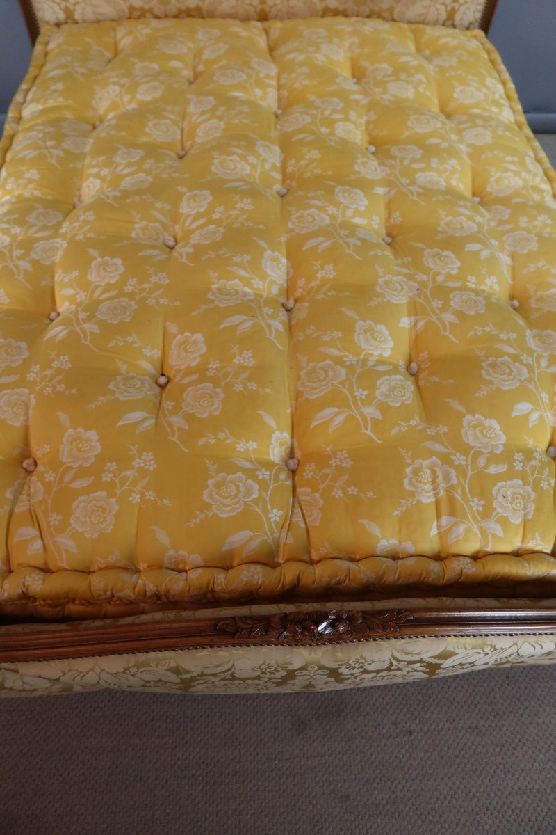 Lit Louis XV en noyer-photo-6