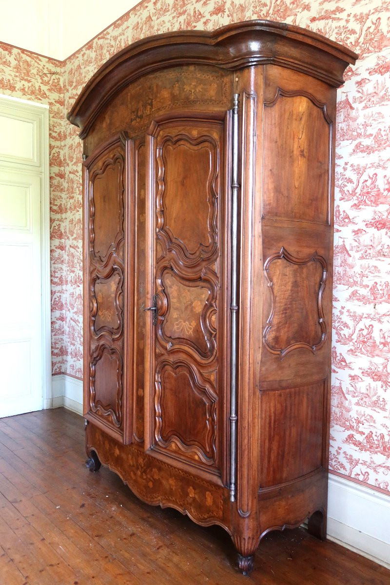 Curved Louis XV Wardrobe -photo-6