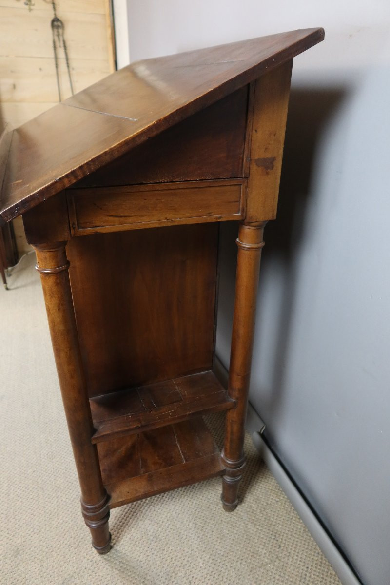 19th Century Walnut Lectern-photo-6
