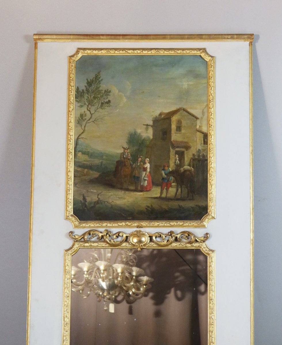 Miroir Trumeau XIX -photo-1