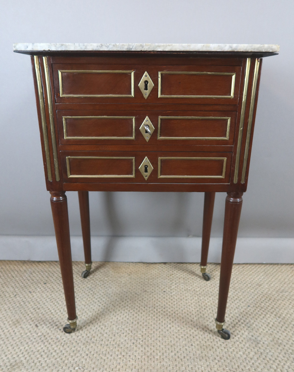 Louis XVI Bedside Table 