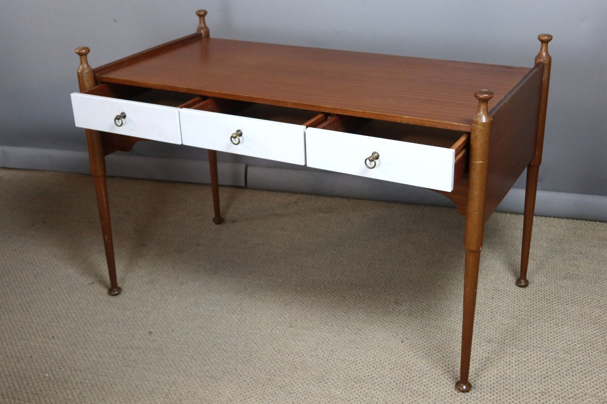 Bureau vintage et son fauteuil-photo-4