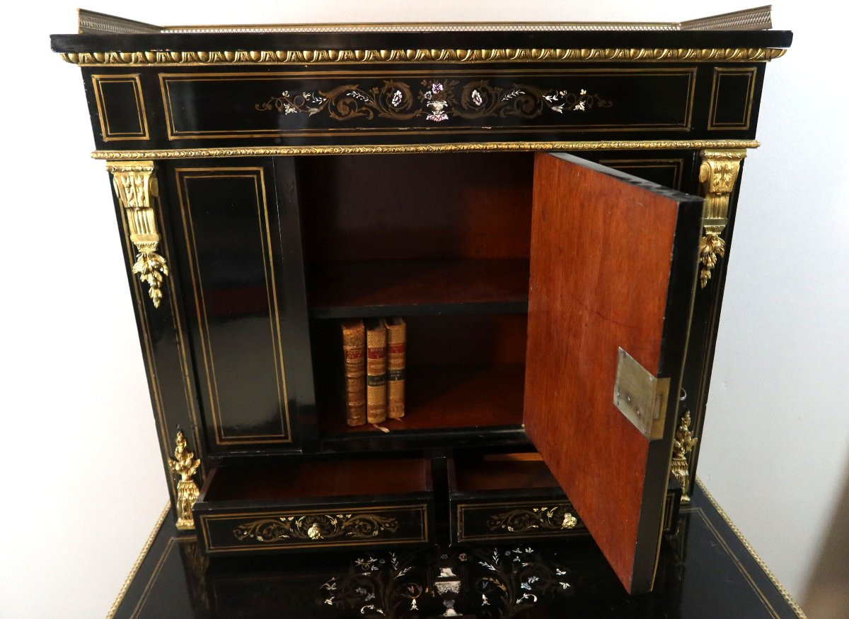 Bureau bonheur du jour Napoléon III-photo-3