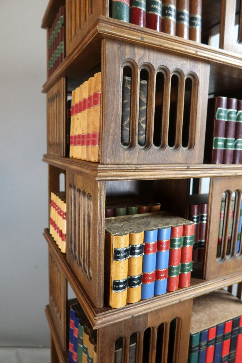 Early 20th Century Revolving Bookcase-photo-1