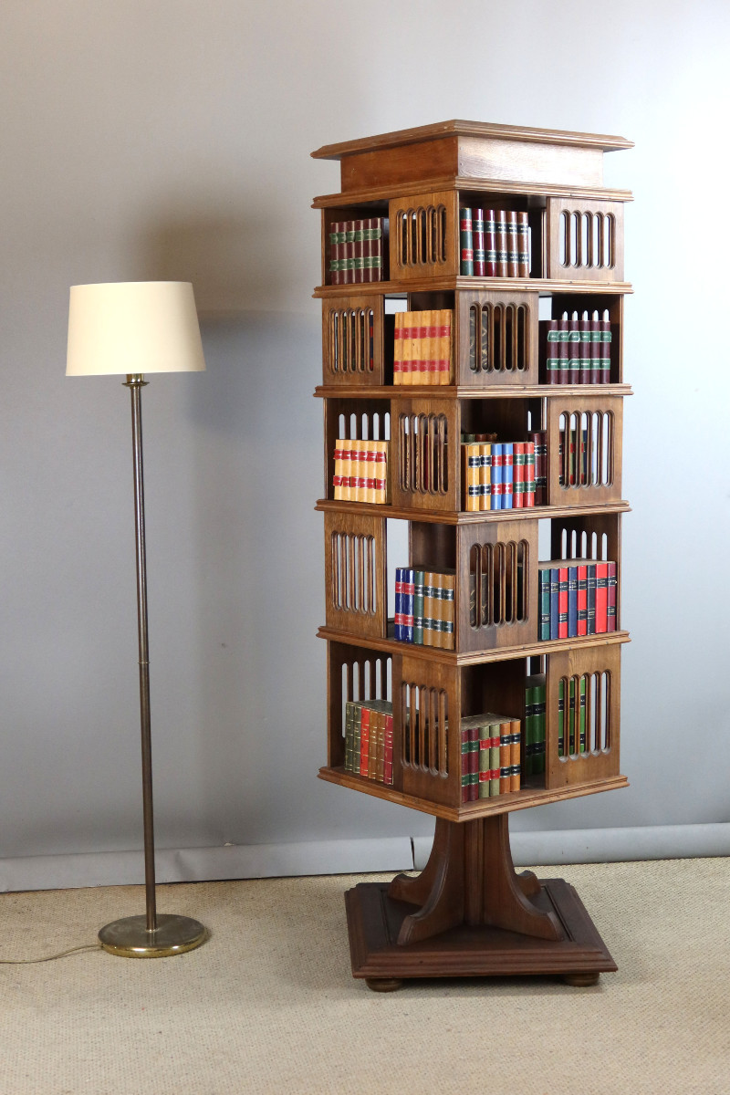 Early 20th Century Revolving Bookcase