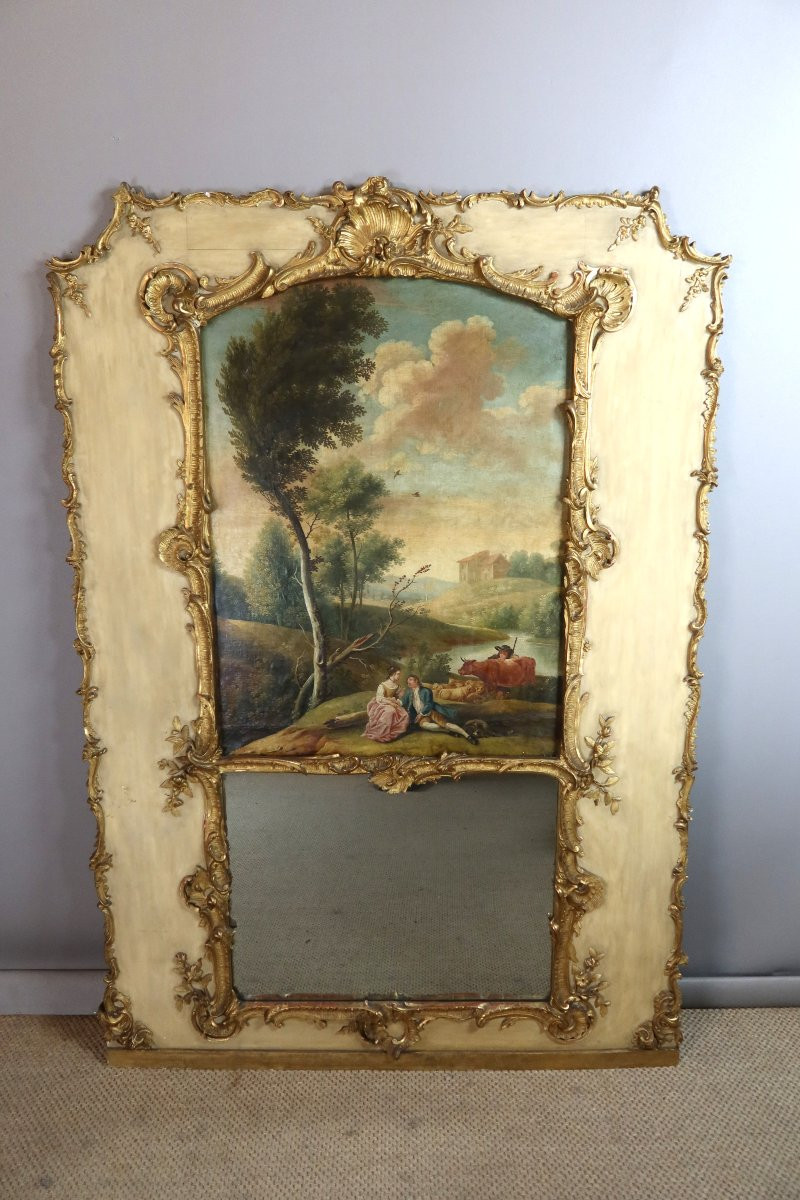 Large Louis XV Style Trumeau-photo-2