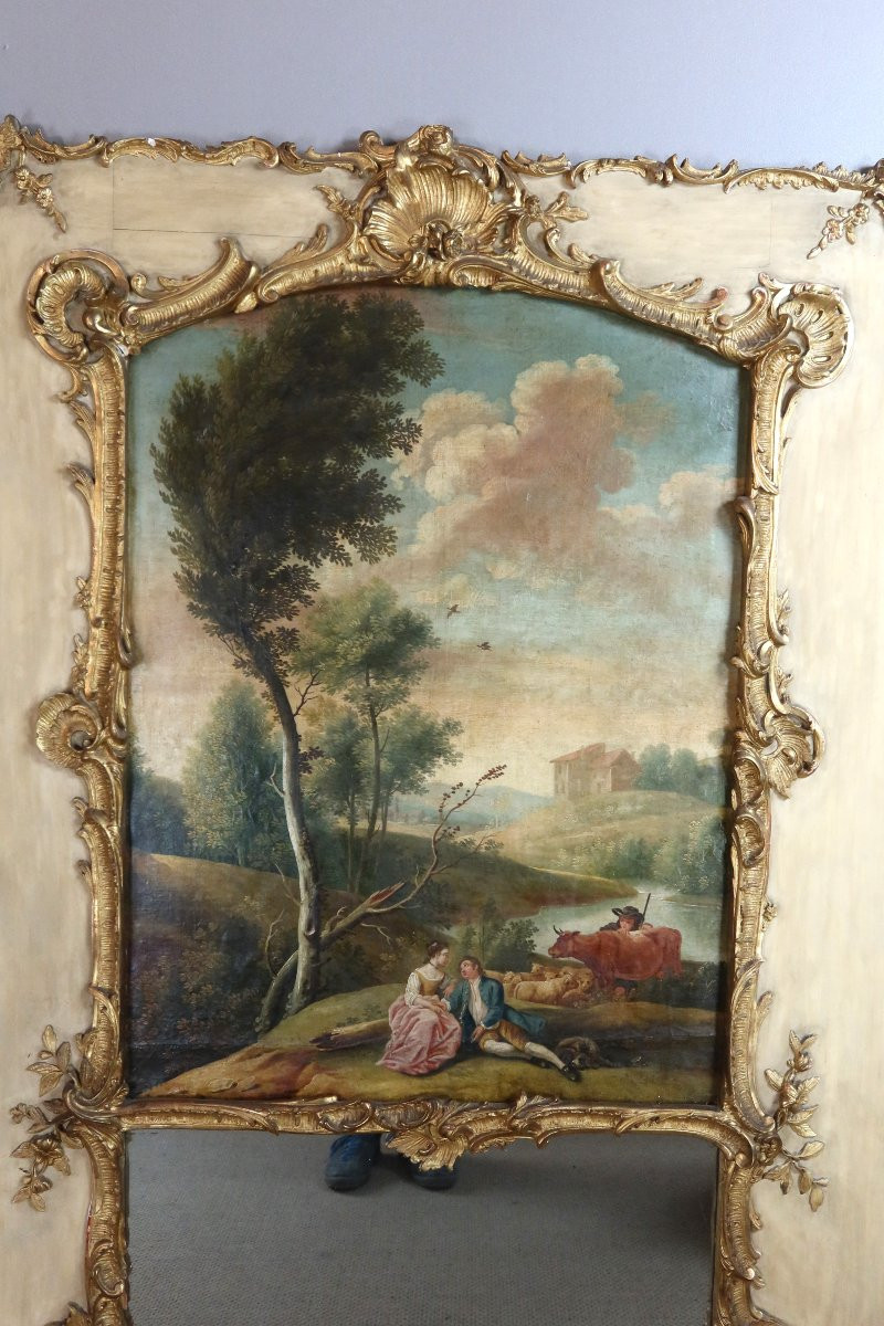Large Louis XV Style Trumeau-photo-3