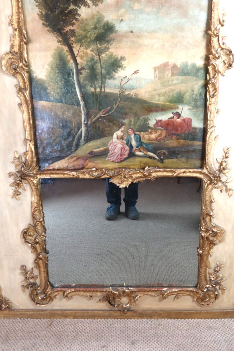 Large Louis XV Style Trumeau-photo-4