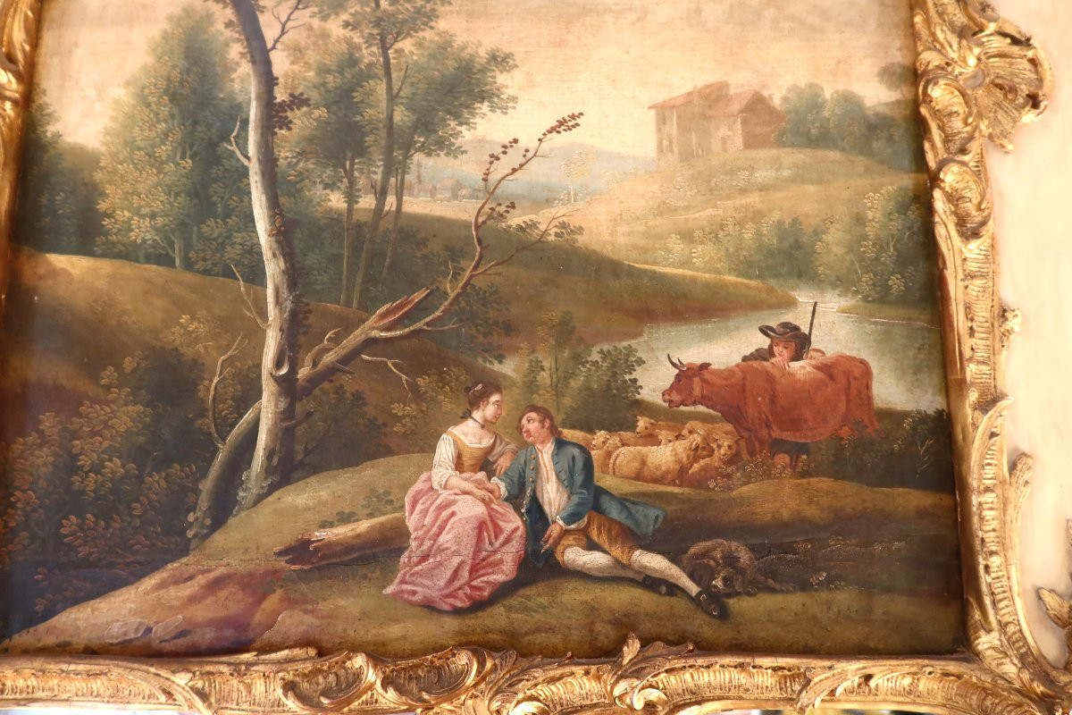 Large Louis XV Style Trumeau-photo-7