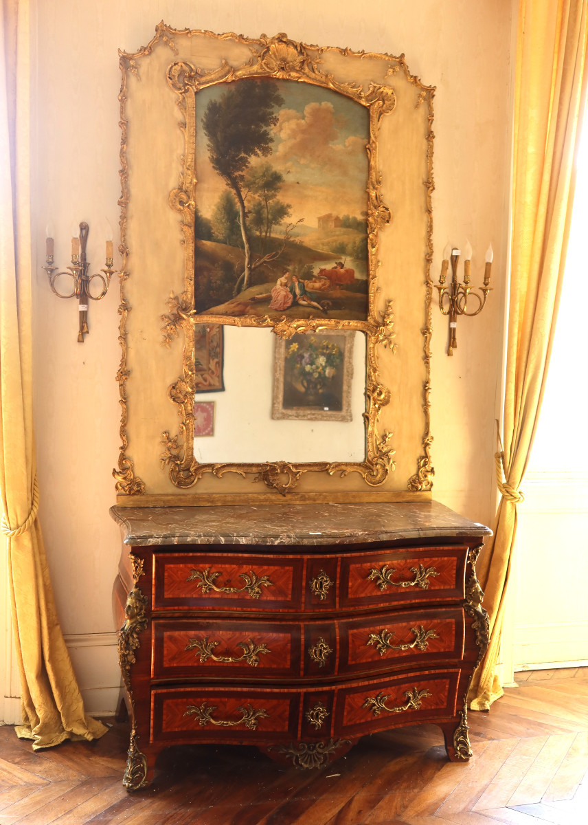Large Louis XV Style Trumeau