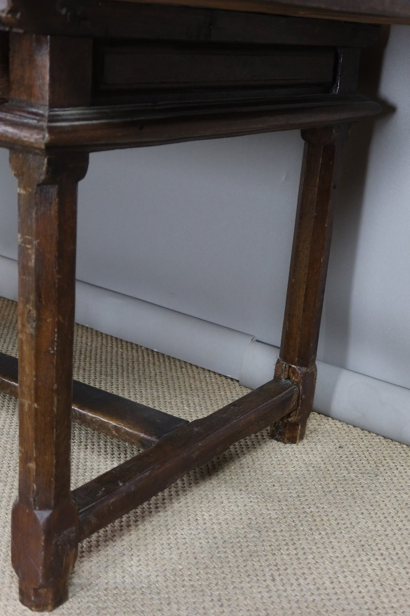 Table en chêne XVIIème-photo-4