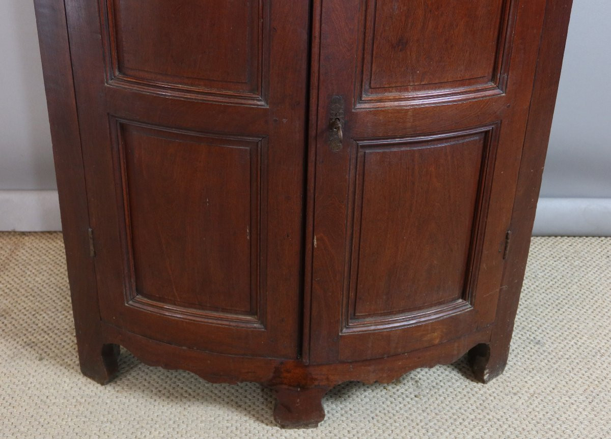 Encoignure en acajou fin XVIII-photo-4