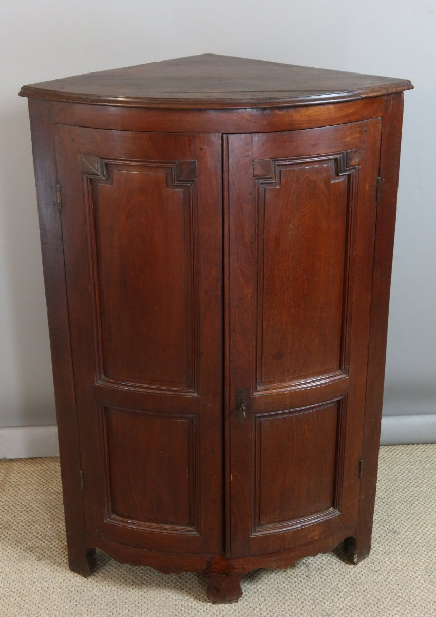 Encoignure en acajou fin XVIII-photo-1