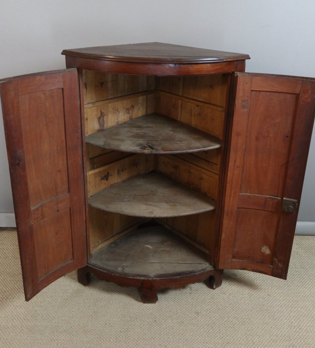 Encoignure en acajou fin XVIII-photo-2