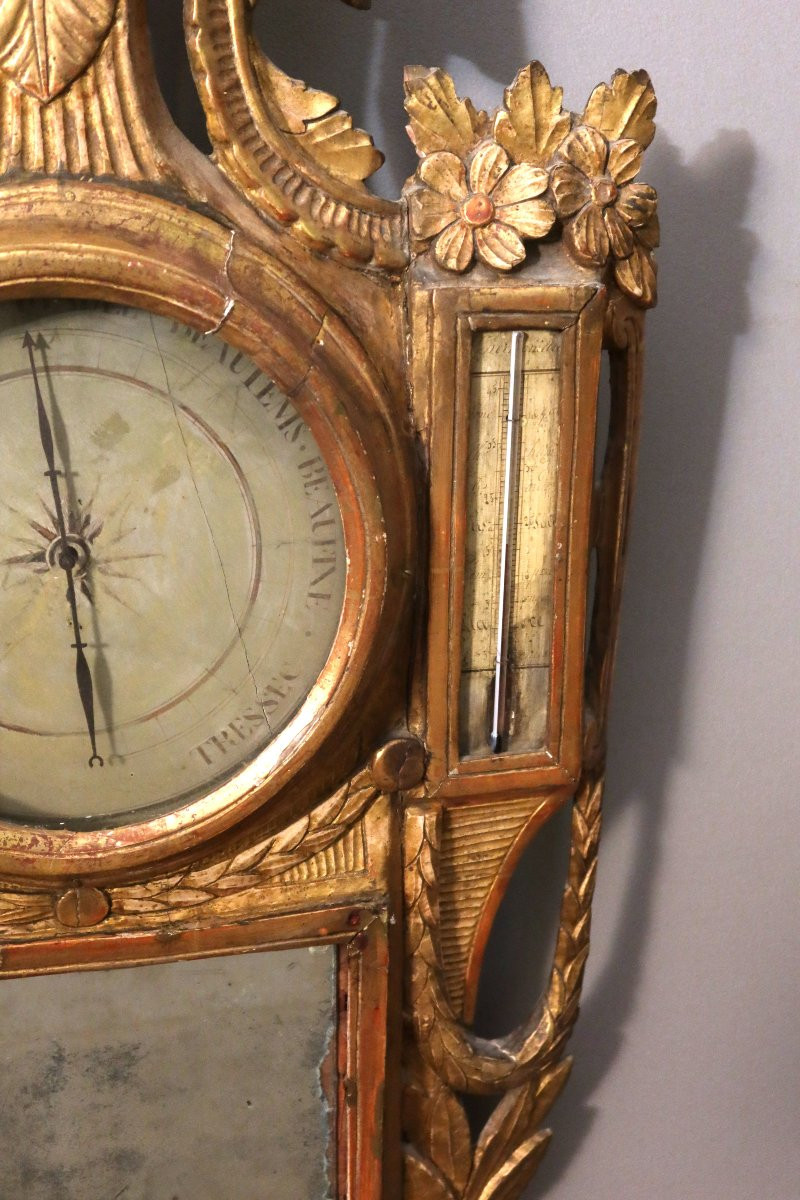 Louis XVI Giltwood Barometer-photo-2