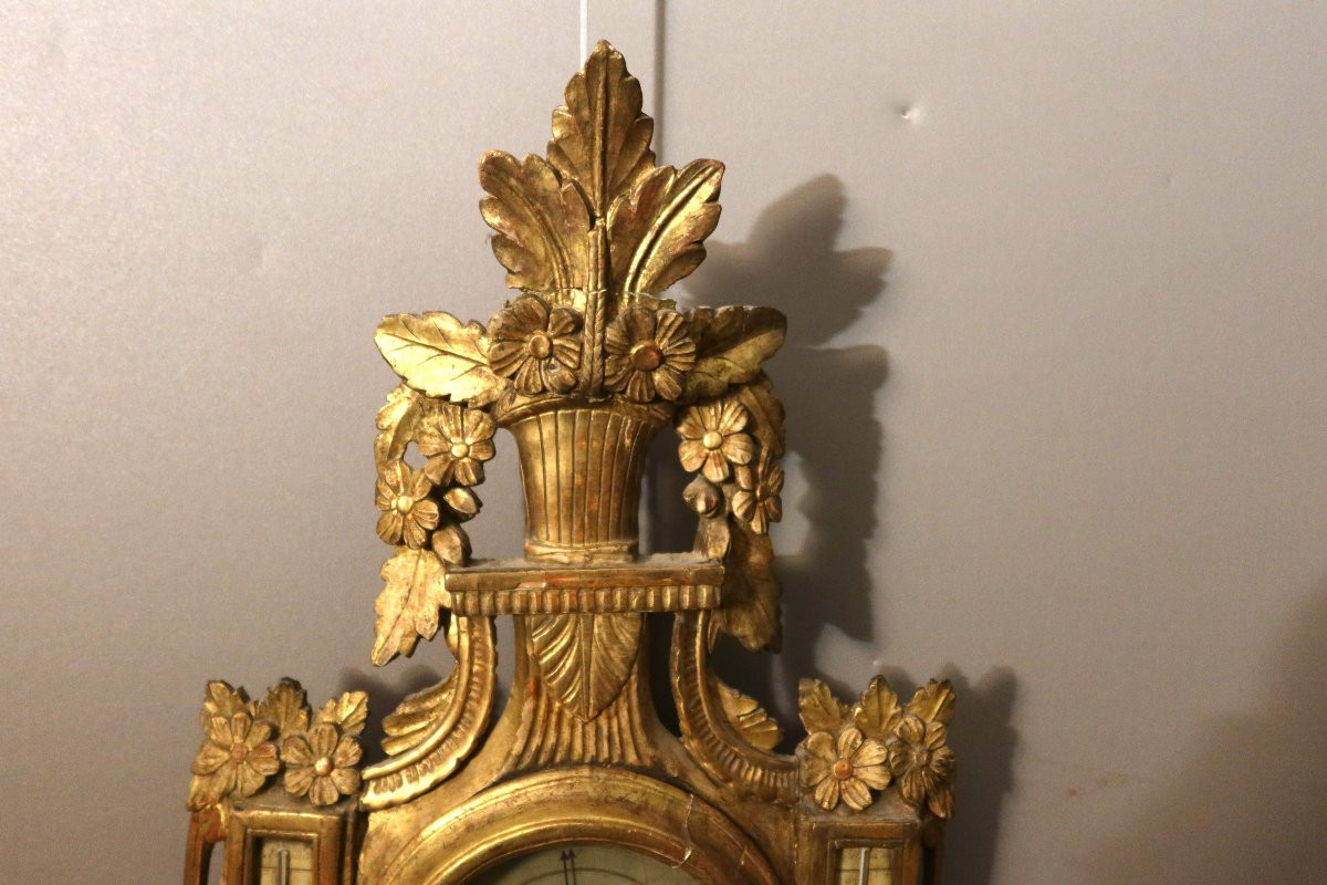 Louis XVI Giltwood Barometer-photo-3