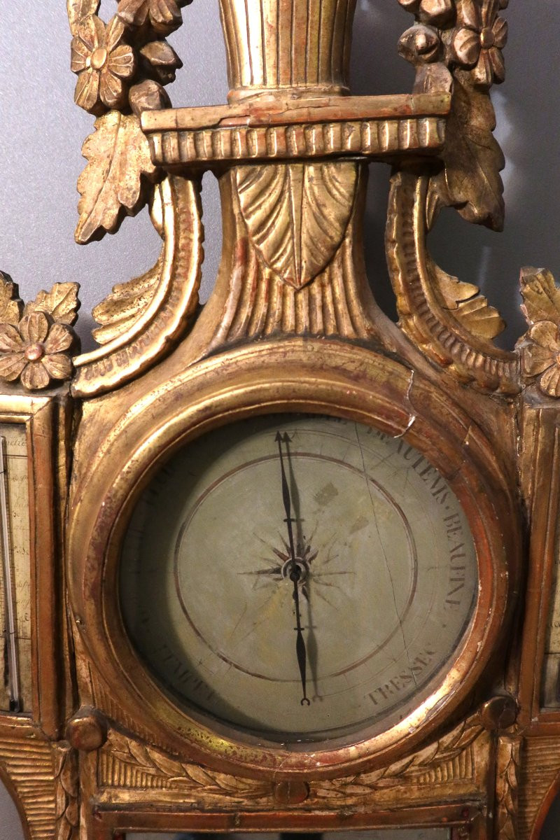 Louis XVI Giltwood Barometer-photo-4