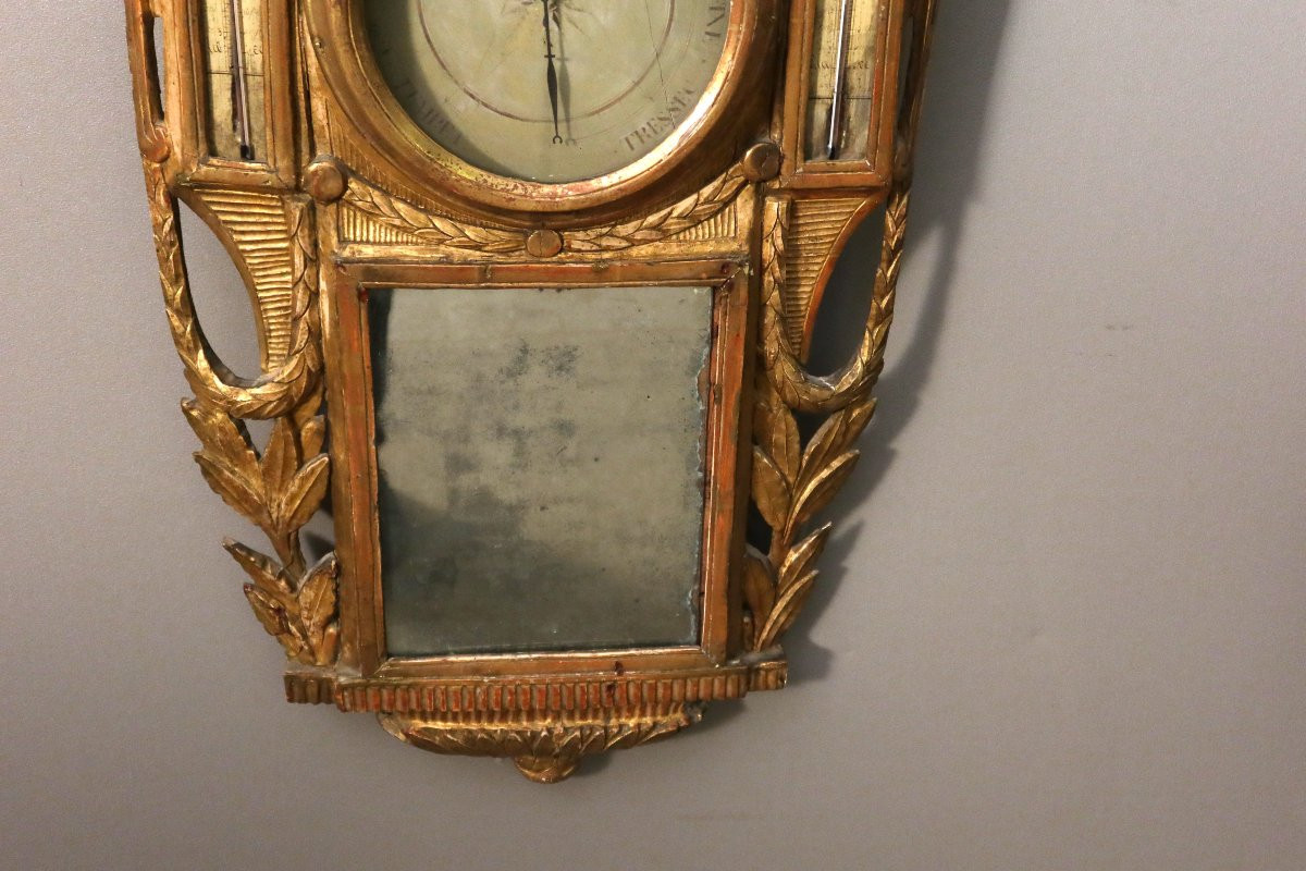 Louis XVI Giltwood Barometer-photo-2
