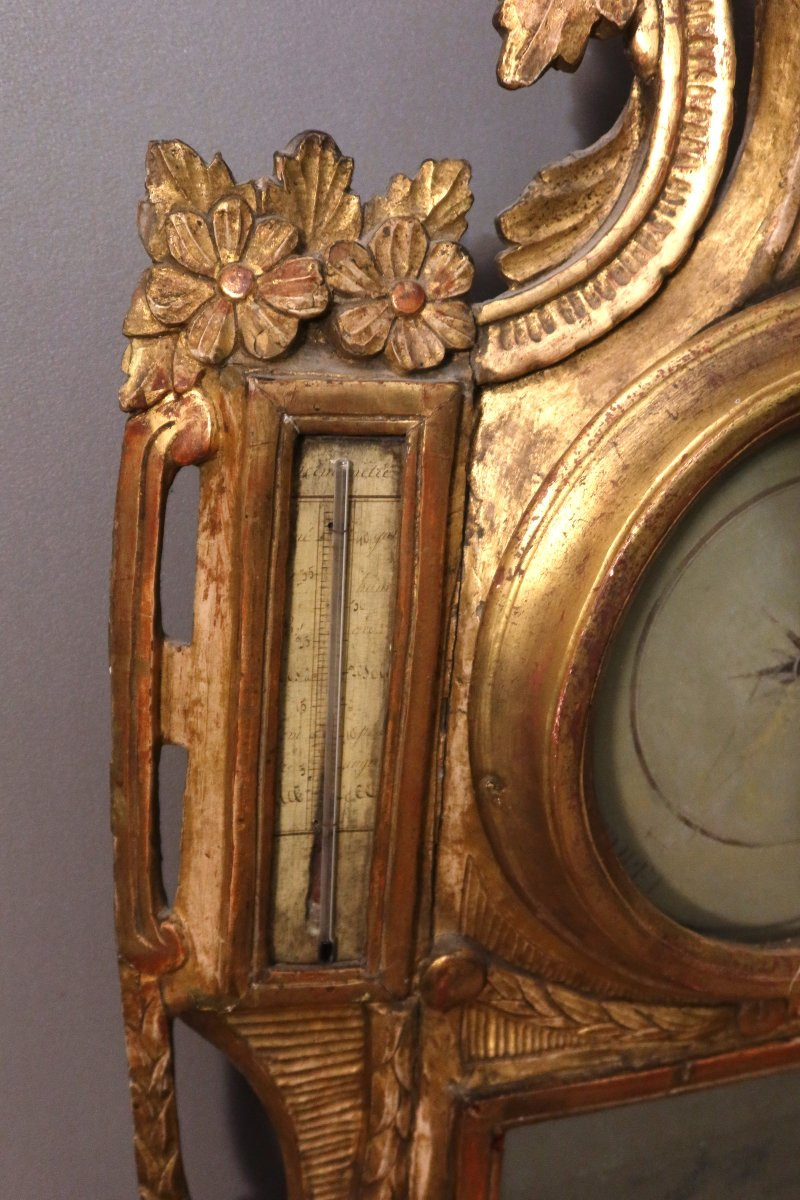 Louis XVI Giltwood Barometer-photo-3