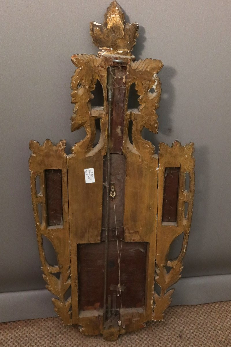 Louis XVI Giltwood Barometer-photo-4