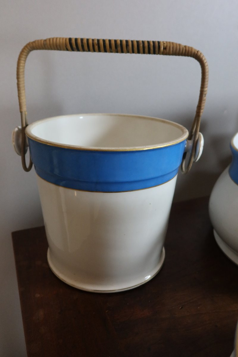 Creil And Montereau Earthenware Toilet Set-photo-3