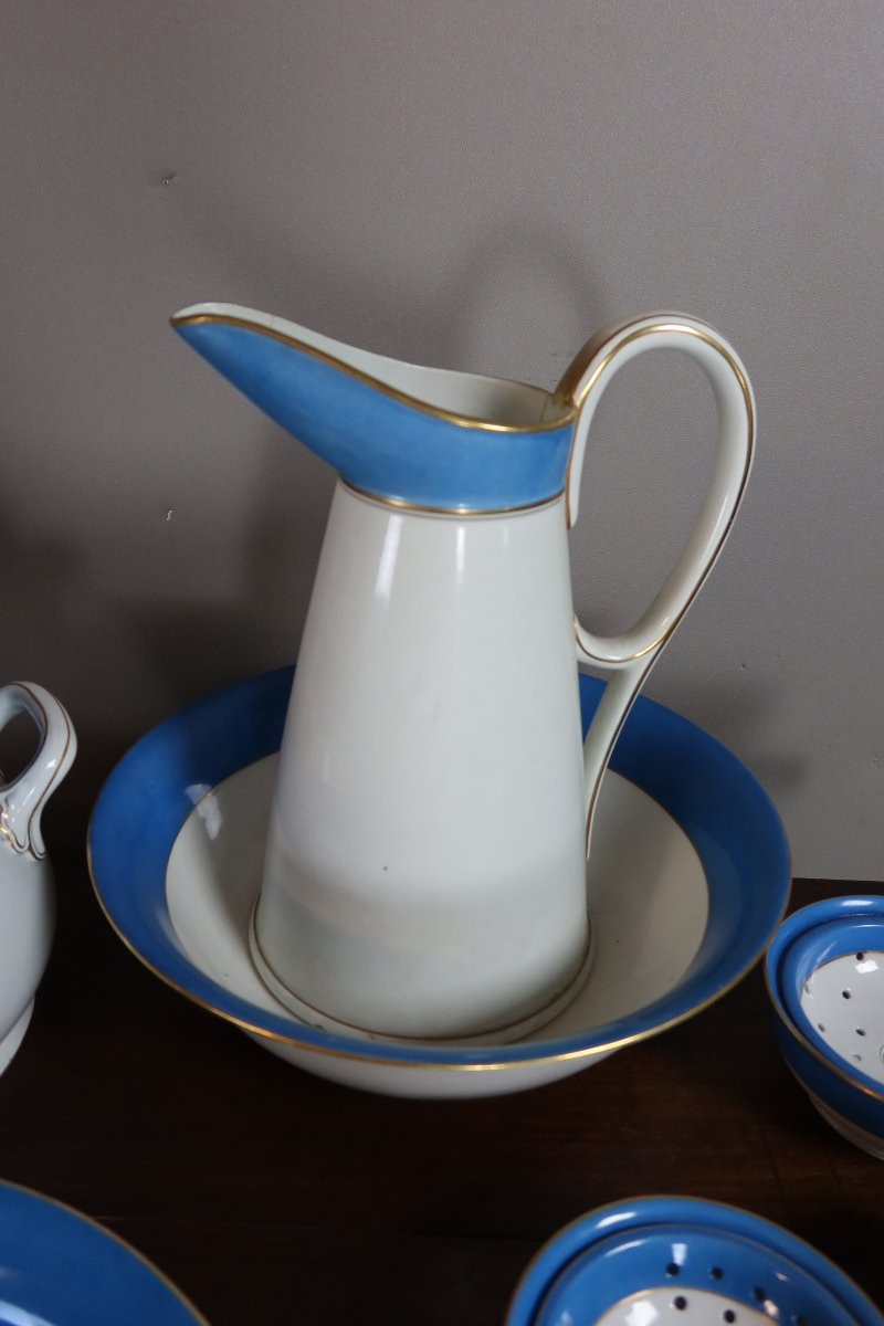 Creil And Montereau Earthenware Toilet Set-photo-4