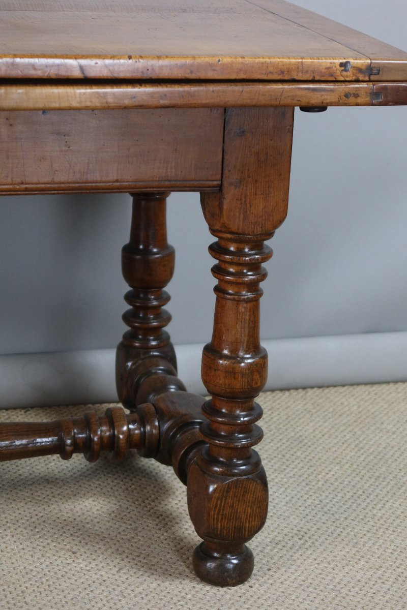 Table style Louis XIII à allonges-photo-3