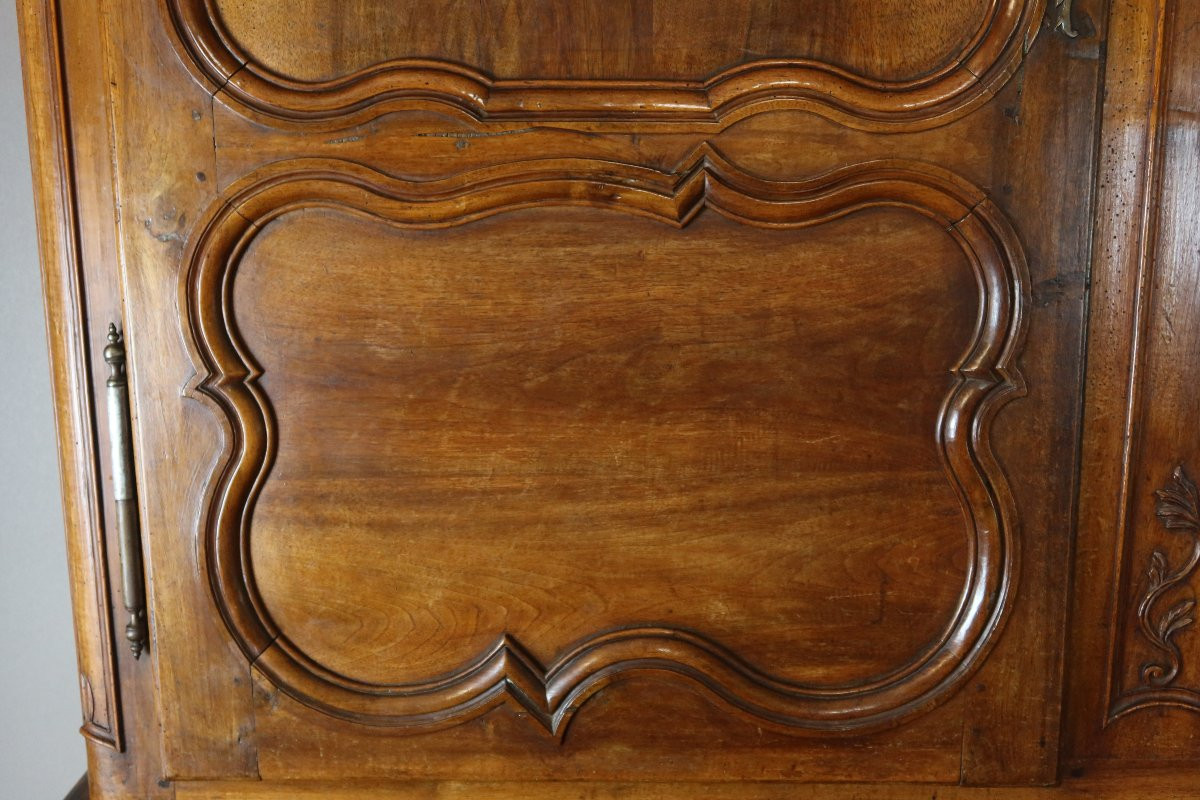 Two-part Walnut Buffet, 18th Century-photo-1