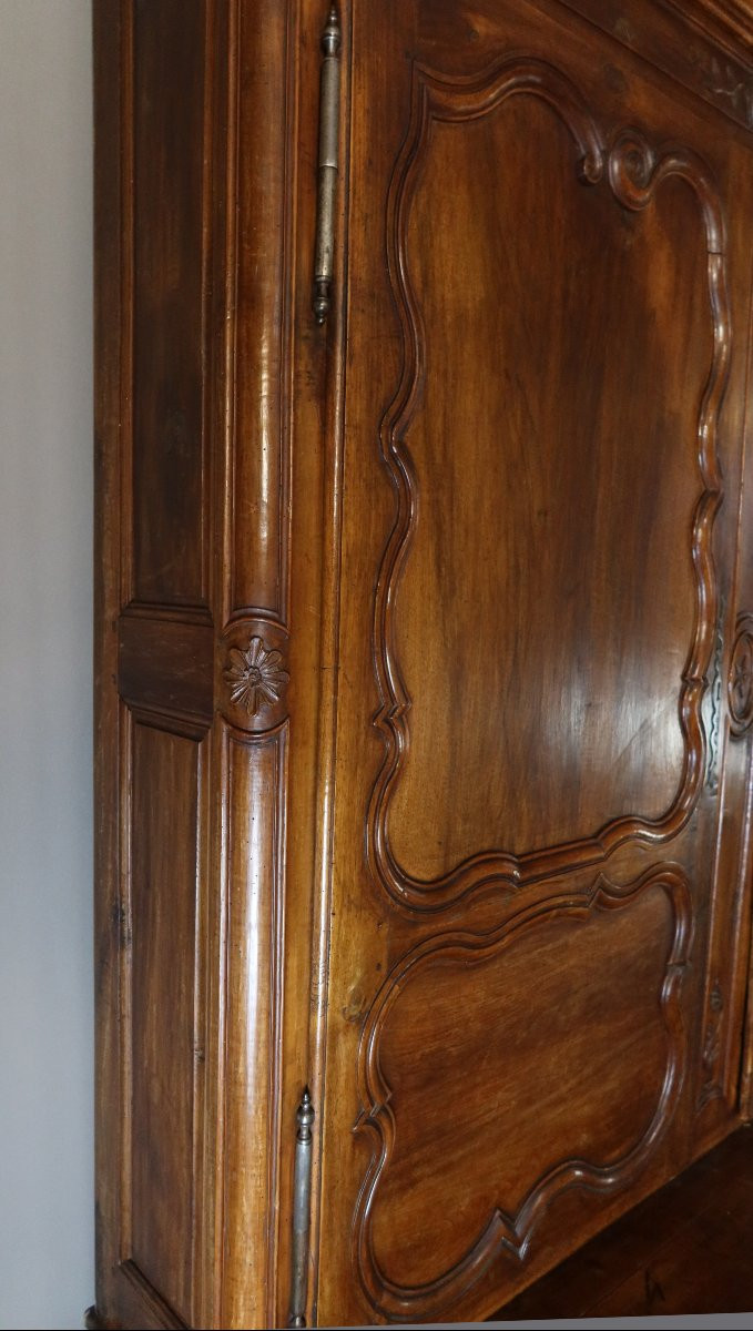 Two-part Walnut Buffet, 18th Century-photo-6