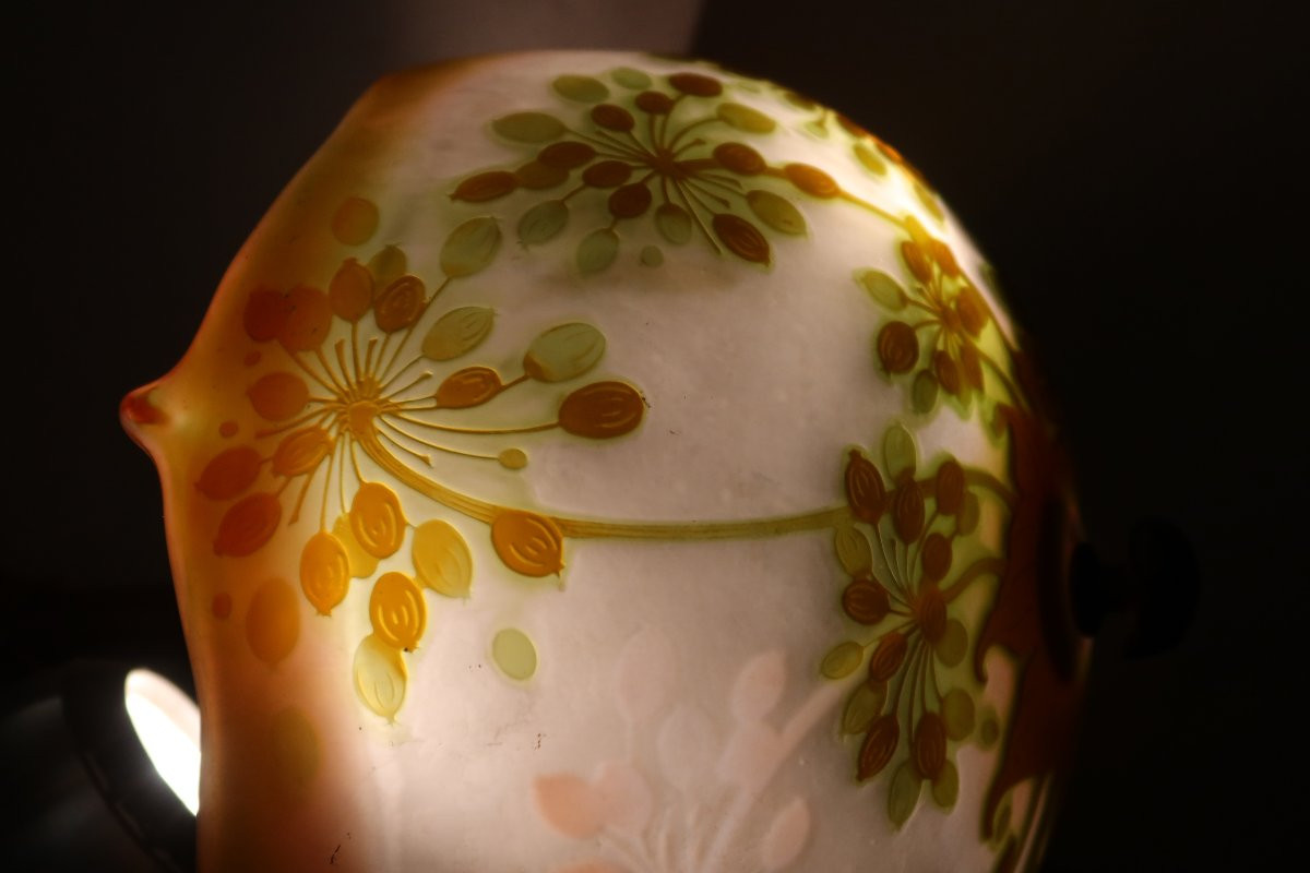 Gallé Signed Ceiling Light-photo-6