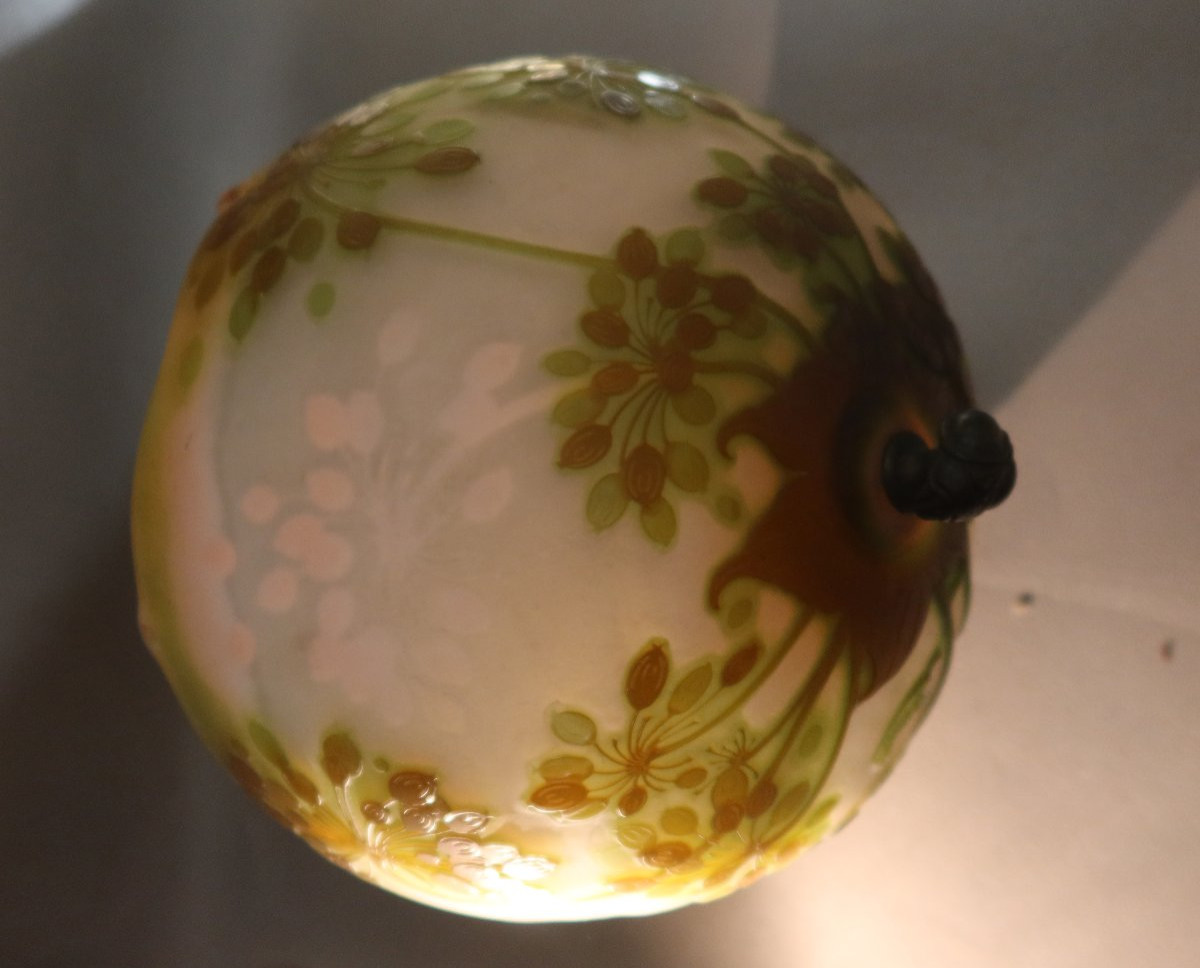 Gallé Signed Ceiling Light-photo-7