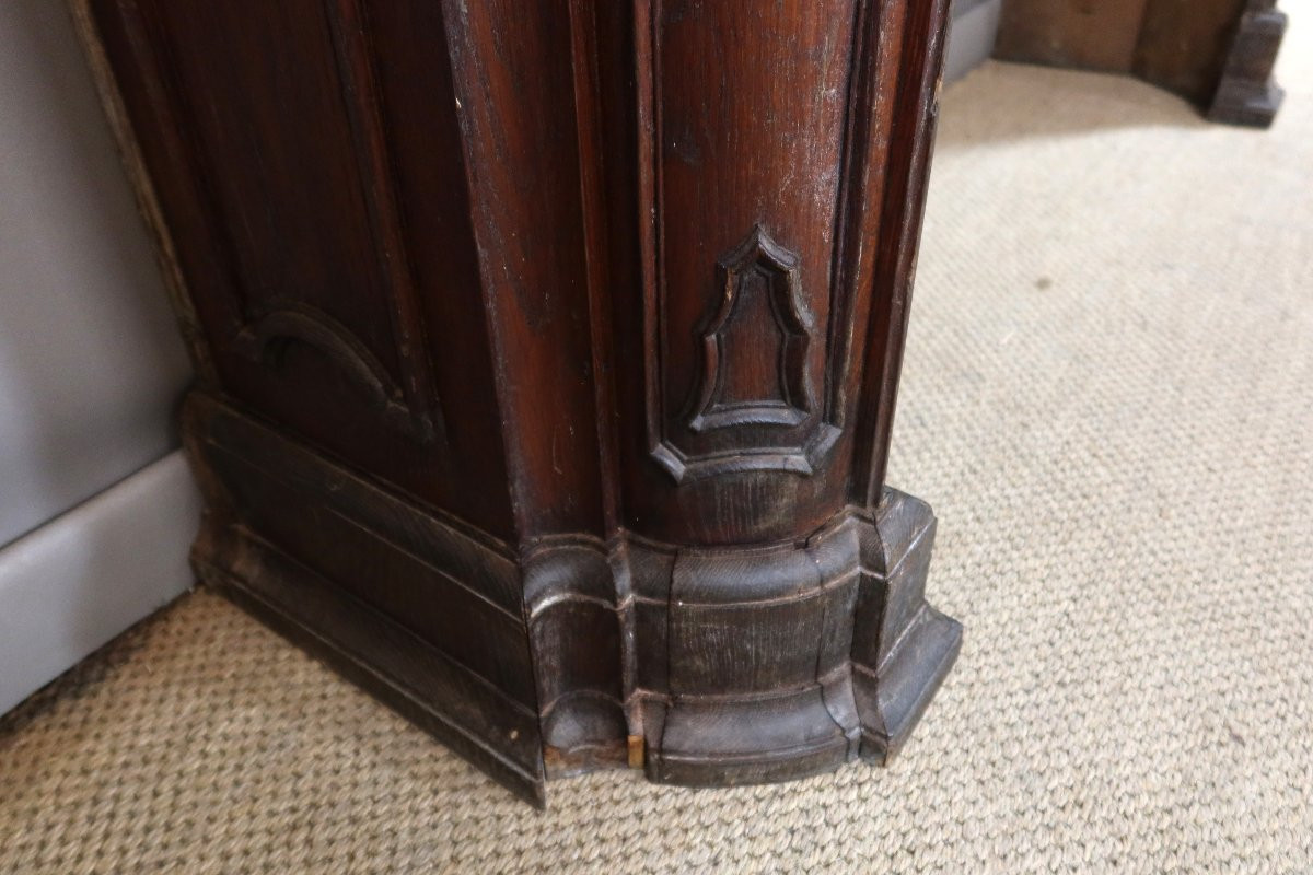 Cheminée en chêne époque XIXème siècle-photo-4