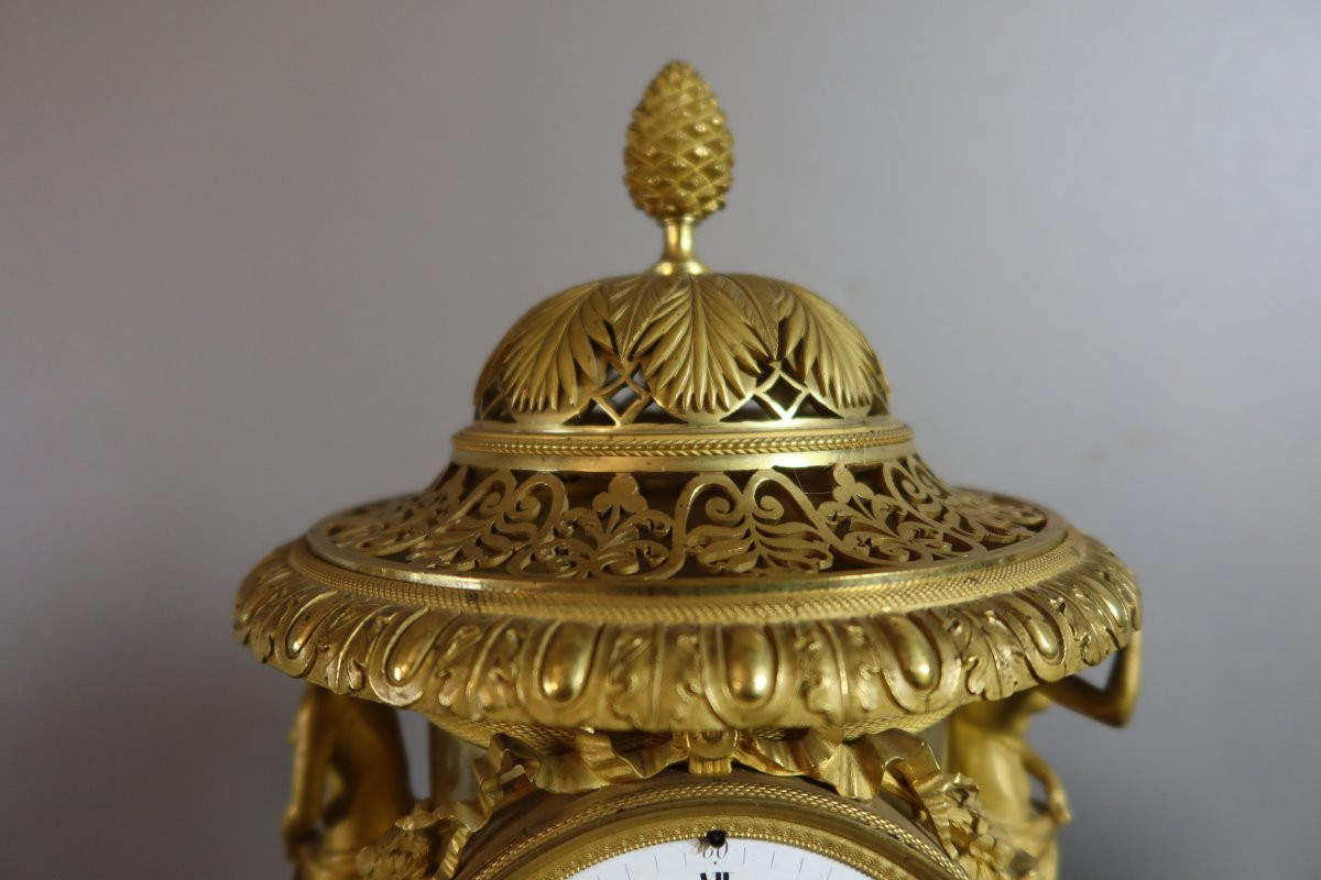 Fireplace Set Signed Etienne Tavernier Circa 1820-photo-5