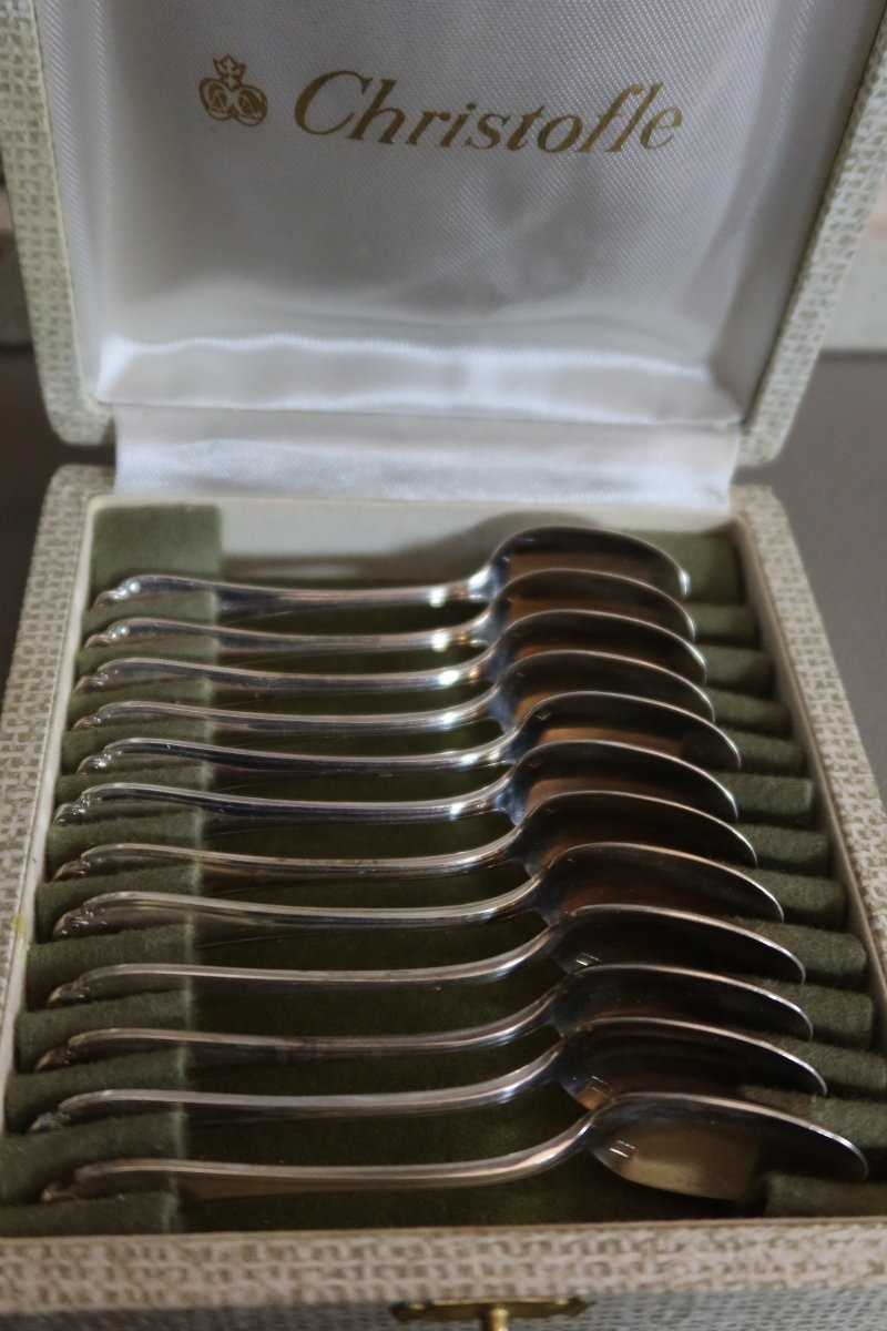 127-piece Silver-plated Flatware Set By Christofle-photo-5