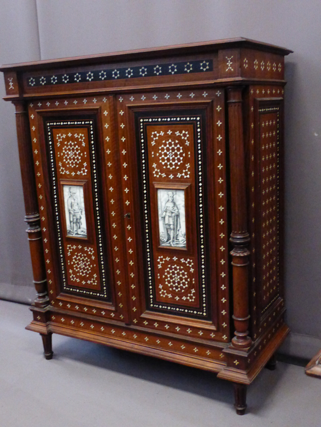 Buffet Marquetry Nineteenth Os