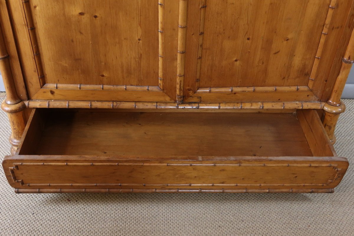 Bamboo Cabinet In Pitch Pine -photo-4